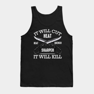 Blacksmith - Knife Smithing Saying Blacksmith Tank Top